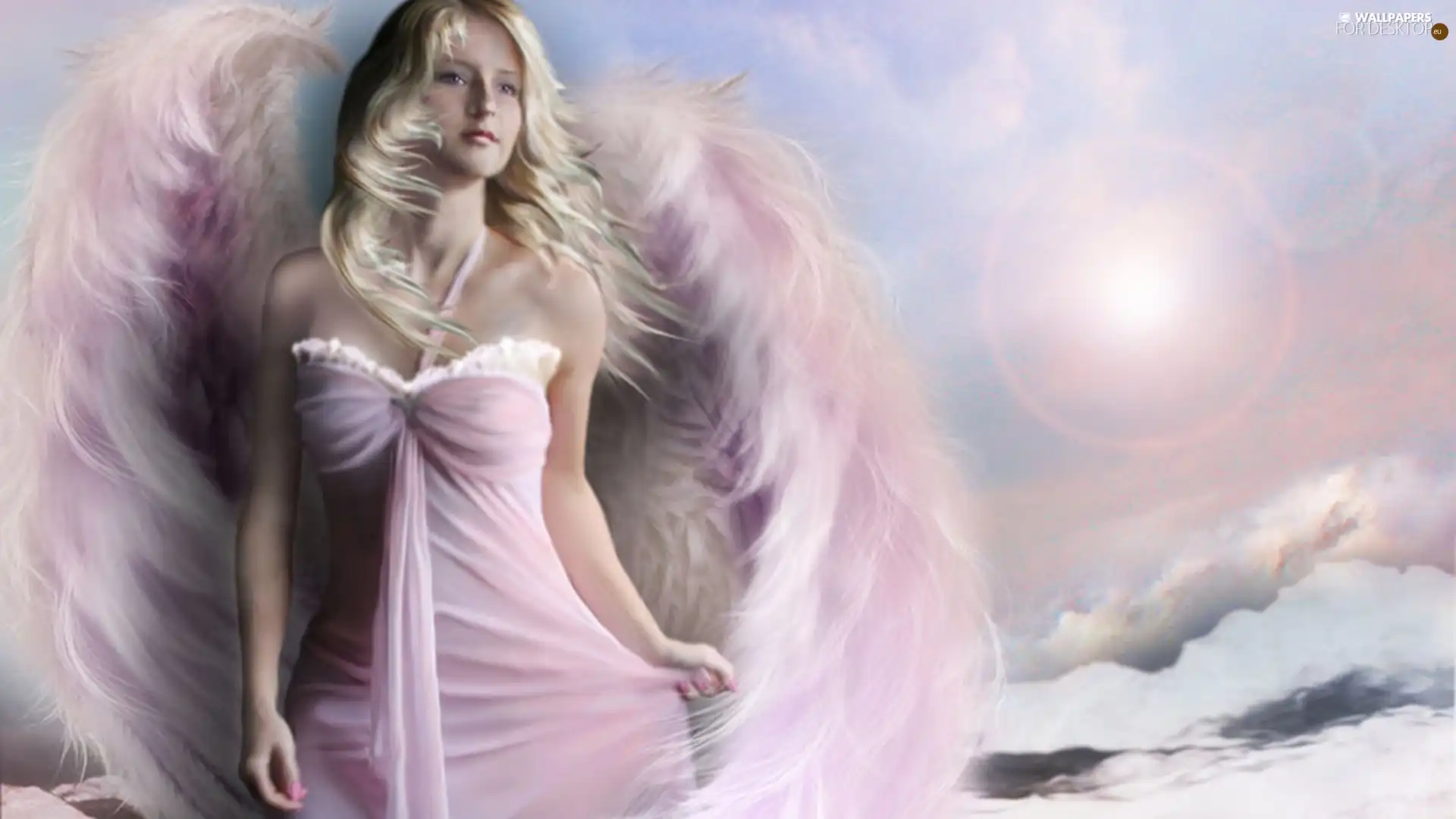 Pink, angel