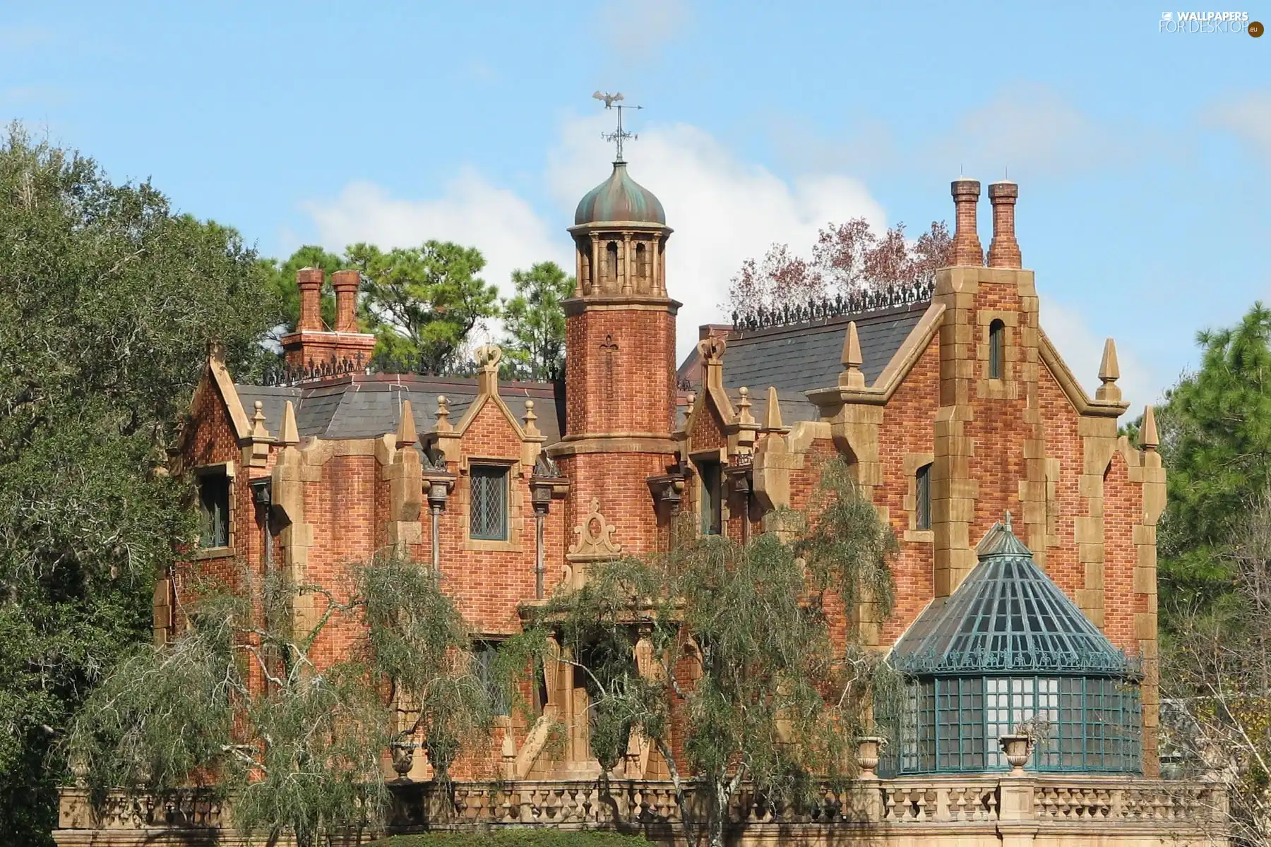 Castle, Disney, Park