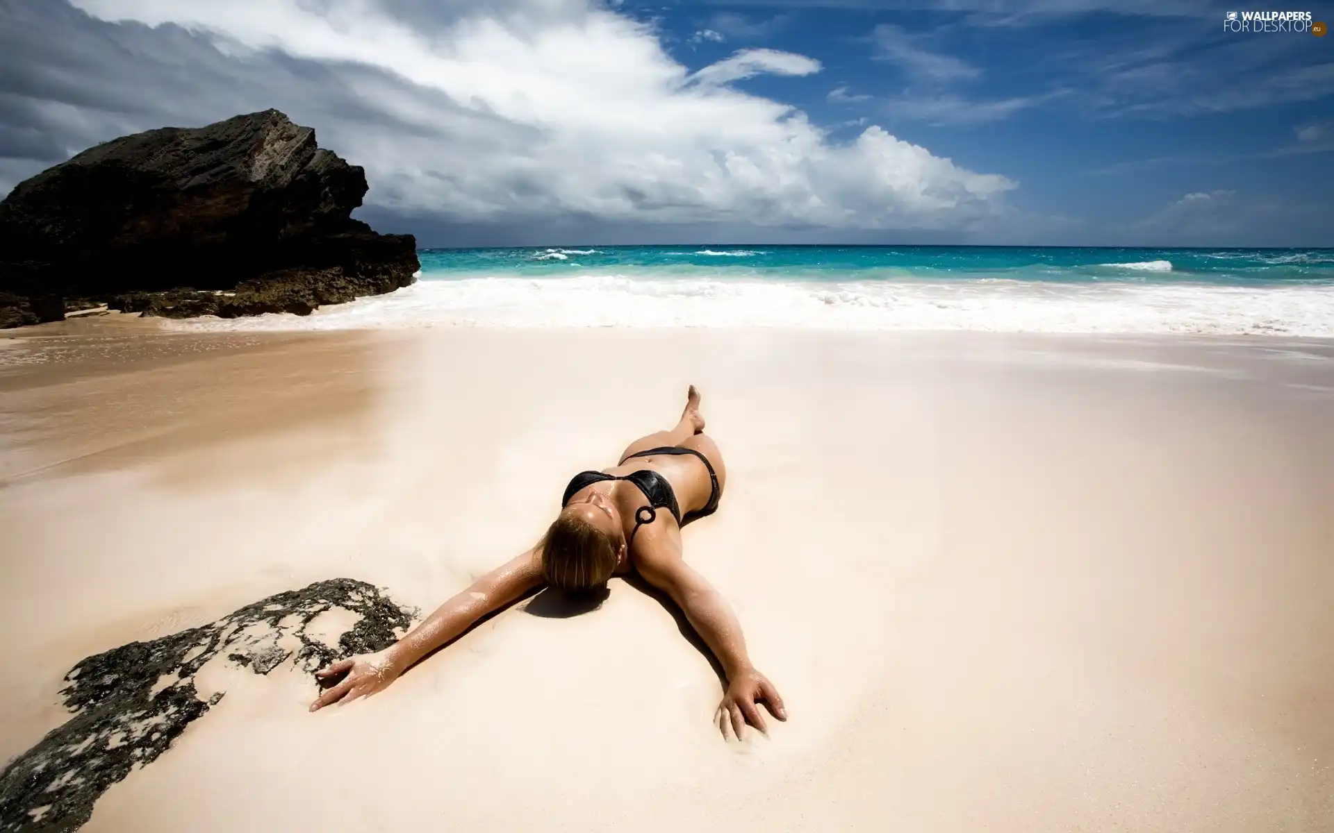 Sand, Women, Beaches