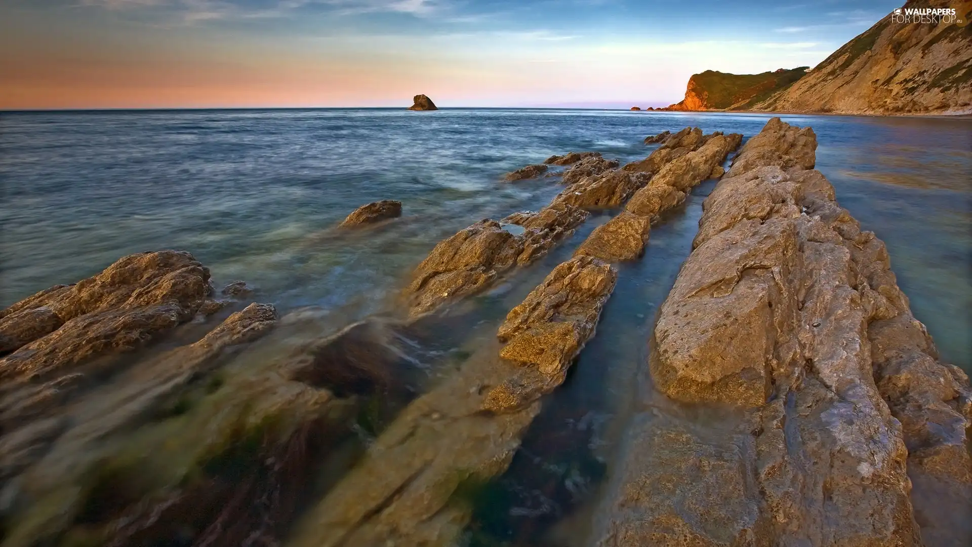 Sea, craggy, coast