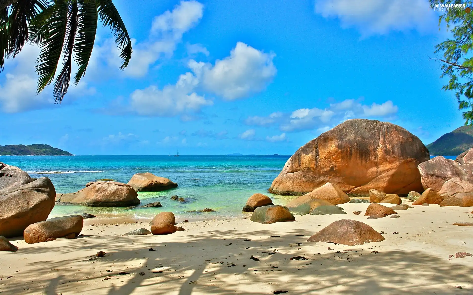 sea, rocks, Sky, Beaches