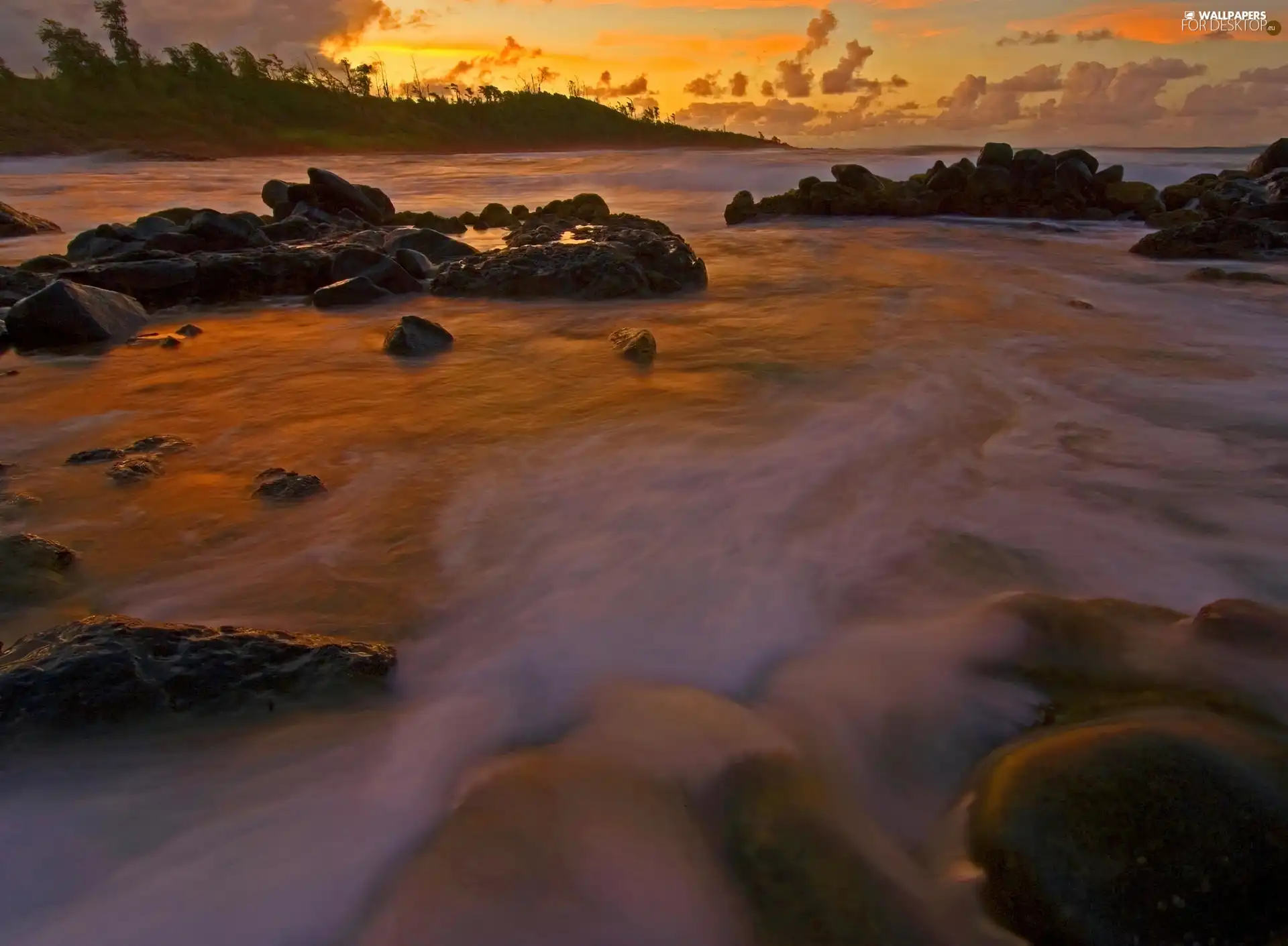 Great Sunsets, Beaches, Stones